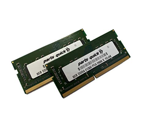 parts-quick 16GB (2X8GB) �L�b�g ������ HP 250 G8 �m�[�g�u�b�N�p (Pentium/Celeron) �݊�RAM �A�b�v�O���[�h DDR4-2666 SODIMM RAM