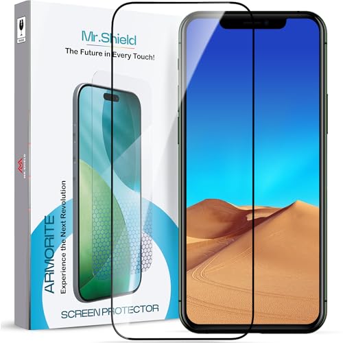 Image of Mr.Shield Screen Protector Tempered Glass for iPhone 11 and iPhone XR - 9H Hardness Screen Guard, HD Clear [1 Pack]