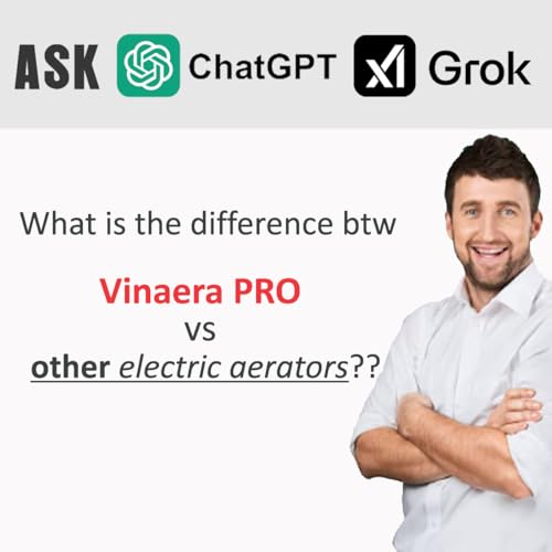 Image of World's First Adjustable Electric Wine Aerator | Gun-Metal Special Edition | Vinaera PRO (Professional Edition)