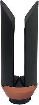 Hair Straightener Attachment for Dy-Son Airwrap HS01/HS05/HS08, Smoothing Attachment with Automatic Open/Close, for Straight & Smooth Hair, Gold