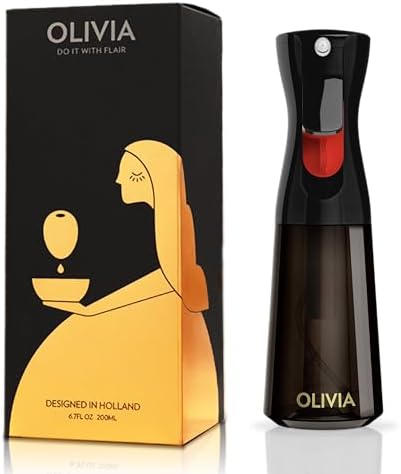 FLAIROSOL OLIVIA Oil Sprayer for Cooking, 200ml Glass Olive Oil S...