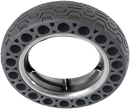 DASNTERED Electric Scooter Replacement Tire, 10 inch Puncture Proof Electric Scooter Tyres Easy Install Strong Grip Honeycombed Design Flat Free Wheel Tires
