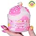 Peachybbies Strawberry Cow Cloud Slime - Made in USA Premium, 100% Authentic, 7 oz., Scented for Kids, ASMR, Slime Charms, Fidget Toys