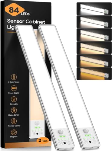 Under Cabinet Lighting, 6 Color Temps Motion...