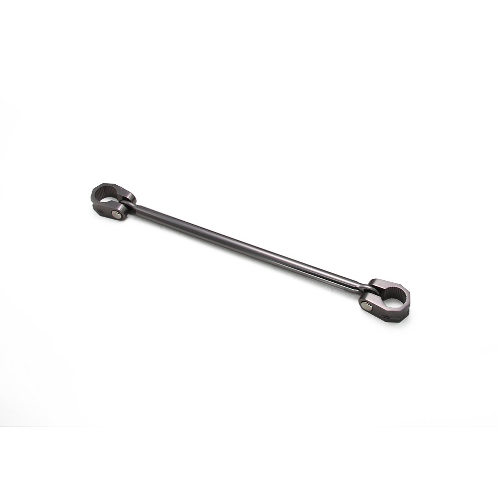 Barre D'Équilibrage Guidon Moto Universelle Alliage Aluminium - Renfort Léger Orange