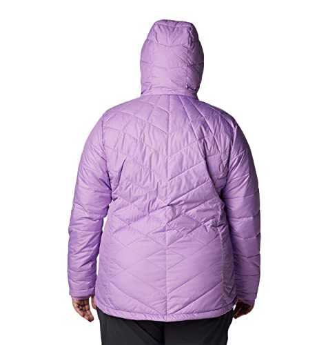 Image of Columbia Women's Omni-Heat Reflective Heavenly Hooded Hiking & Trekking Down Standard Length Jacket