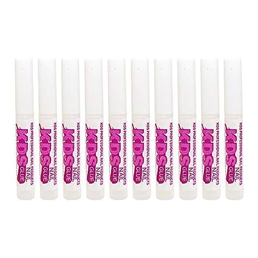 10 pcs KDS Nail Tip Glue - Adhesive Super Bond For Acrylic Nails Tips - 0.07 oz for each glue