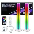NiujunDK Game Table lamp, TV Background lamp, Computer Decoration lamp, RGB Light bar, Room Smart LED Light bar,16 Million Colors, Dynamic Music Synchronization Mode USB Interface