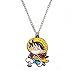 Anime One Piece Collana Flying Solong Garrotong Ordine Stereo Colore Lega Bambola Portachiavi Ciondolo Accessori