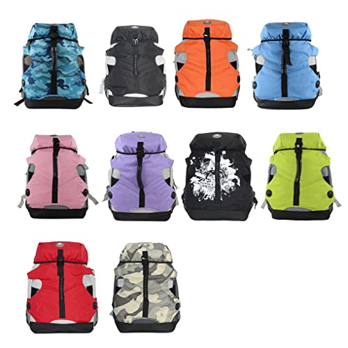 CUDDIKAJI Bolsa de armazenamento de patinação profissional para crianças grande transportadora de es