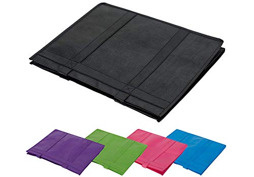 NZ Home XL Reusable Grocery Bags, Heavy Duty Shopping Tote, Stands Upright, Foldable, Washable (Mixed Color 5 Pack)