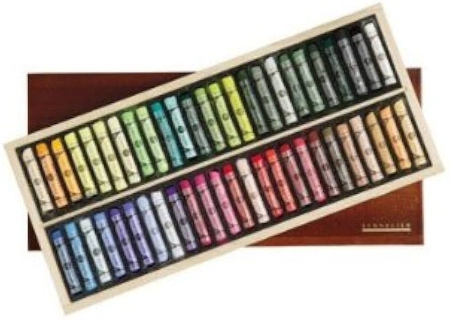 画材 Sennelier extra soft pastels a lecu 50 Amazon.com: SENNELIER Extra-Soft Pastel Full Stick Wooden Box Set