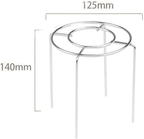 Miniatura 4 de Cabilock Soporte redondo para verduras, estante de vapor, cesta de acero inoxidable resistente, estante de acero inoxidable, apto para olla a