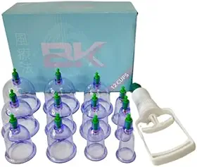 Kit De Ventosa BK Compacta Com 12 Copos