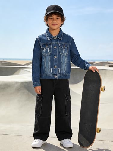 Image of Cromoncent Toddler Denim Jacket for Boys Girls