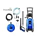 Produktbild Nilfisk 128471167 135 bar Hochdruckreiniger mit PowerGrip Steuerung (inkl. Terrassenreiniger, Rohrreinigungs-Set 8 m) C-PG 135.1-8 PCDI x-tra, 1800 W, 240 V, blau