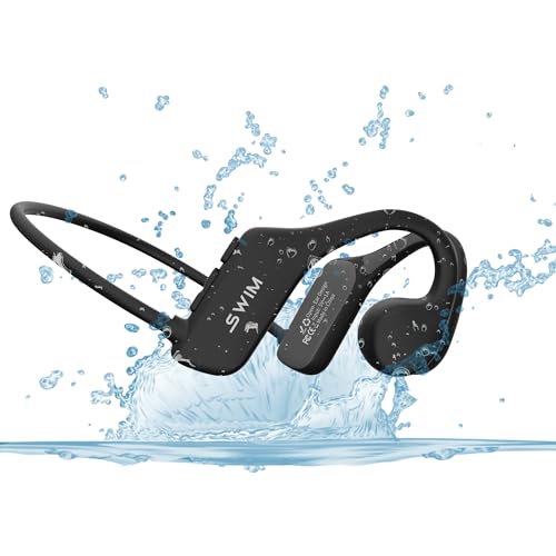 flymory Bone Conduction Swimming Headphones, IPX8 Waterproof Earphones Bluetooth 5.3, Adjustable Open Ear Headphones 32G MP3 Player, 8H Underwater Wireless Sport Earphones for Running Workout Cycling flymory Bone Conduction Swimming Headphones, IPX8 Waterproof Earphones Bluetooth 5.3, Adjustable Open Ear Headphones 32G MP3 Player, 8H Underwater Wireless Sport Earphones for Running Workout Cycling