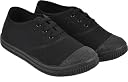 MAHIX Boys Black Canvas Uniform School Shoes with Laces | Lightweight, Comfortable, Durable & Anti-Skid Rubber Sole | Breathable Footwear for Students (UK Footwear Size System, Little Kid, Men, Numeric, Medium, 9) gallery image