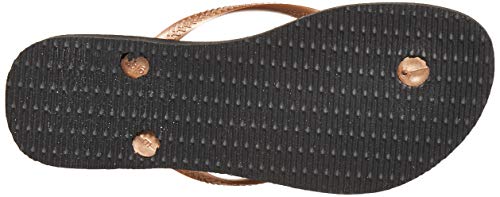 Chinelo Havaianas Slim Heroinas, Feminino, Preto, 39/40