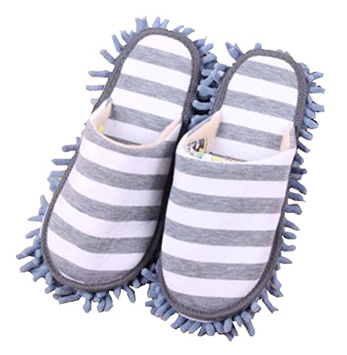 Pantoufles de nettoyage du sol, pantoufles créatives unisexes pour adultes, nettoyage multifonctionnel, pantoufles