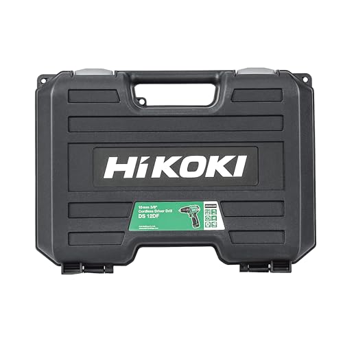 Image of HIKOKI DS12DF - Cordless Driver Drill, 12V With 10mm Keyless Drill Chuck, Brushless Motor, 2 Speed Gear, 35 Nm Tightening Torque, Built-In Led Light, 1 Kg, 2 Batteries, Charger & Carry Case Included