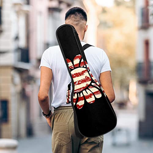 Housse pour ukulélé avec drapeau américain du tournesol pour ukulélé soprano ténor concert 68,4 cm 10 mm d’épaisseur… - Les Beatles, Paul McCartney, John Lennon, RIngo Starr, George Harrison Housse pour ukulélé avec drapeau américain du tournesol pour ukulélé soprano ténor concert 68,4 cm 10 mm d'épaisseur… – Image 6