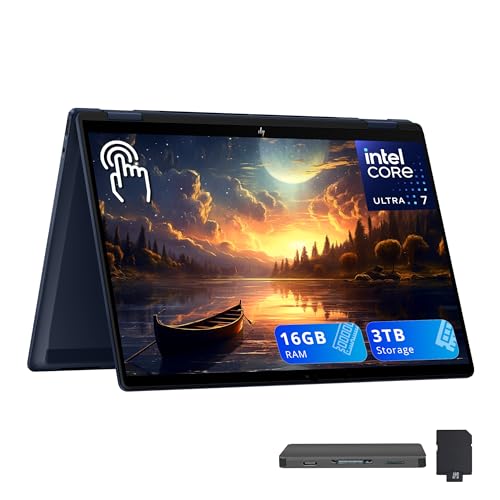 HP OmniBook X Flip 2-in-1 14" 2K Touchscreen Laptop, Intel