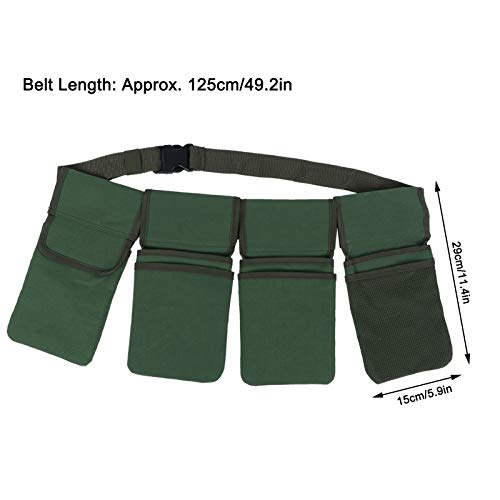 Cinto de armazenamento de ferramentas, com bolsos de armazenamento separados Bolsa de ferramentas de