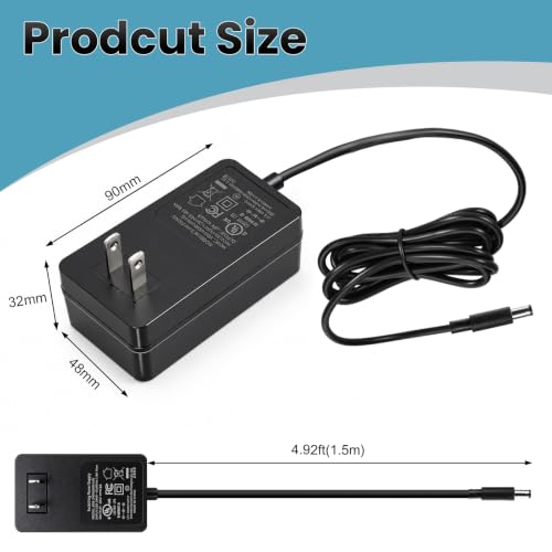 Image of 24V 3A Power Supply 2 Pack, UL Listed 24 Volt 72W LED Power Supply Adapter, 100-240V AC to 24V DC Converter Adapter with 5.5mm x 2.1mm DC Plug for LED Strips