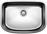 BLANCO 441587 Stainless Steel ONE Undermount Kitchen Sink, 25" X 18"-MEDIUM