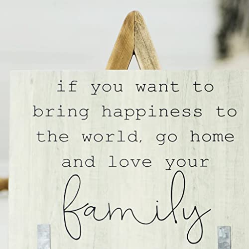 Vip Home And Garden "Family" Wood Sign On Stand #TOP4