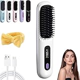 Lissage facile: Ce peigne offre une solution de lissage pratique et efficace, permettant de créer rapidement et facilement la coiffure sans avoir besoin de plusieurs outils