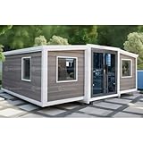 Pequeñas casas prefabricadas personalizables para la venta, casas modulares con cocina y baño de 20 pies, 30 pies, 40 pies, opciones de 1, 2, 3 dormitorios, diseños ideales para vivir para adultos