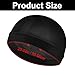 Silky Bonnet for Men, Wave Cap Satin Silk Hair Bonnet for Sleep, Durags Elastic Band Wave Caps for 360 540 720 Waves, Sleeping Shower Caps Silk Hair Wrap for Men Women (Black)