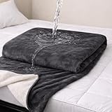Sex Sheets Waterproof Queen L Sex Blanket to Protect Bed Washable | Couples Blanket for Squirting Blankets with Overhang | Squirt Pad for Bed (80x90” L) Super Soft | Pound PAD (Home in Bold)