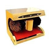 Cepillo para zapatos de bola de fibra de alto brillo, con pulido, eliminación de polvo, lustrabotas, parada automática.