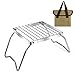 Klappbarer Campinggrill Tragbar Edelstahl Grillgitter Outdoor Grillrost mit Tragetasche Lagerfeuer-Grill für Picknick Wandern Camping BBQ Angeln