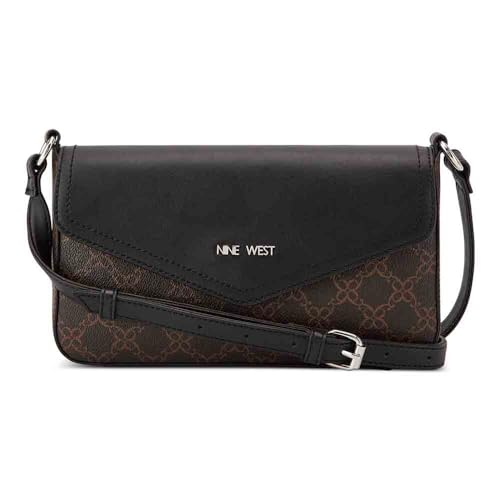 Nine West Bowie Mini Flap Crossbody avec rabat magnétique et bandoulière réglable