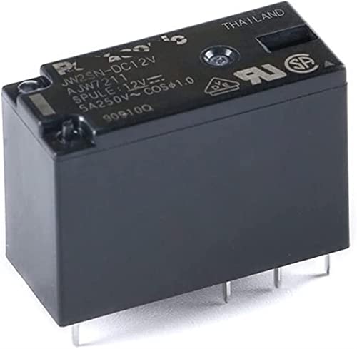 Relé JW2SN-DC12V de potencia con 8 pines de 5A para control de circuitos de automatización