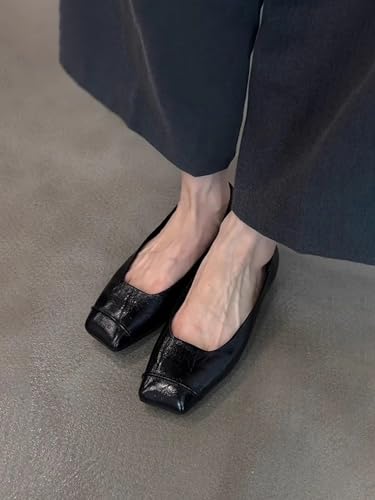 Women's Flat Shoes, Ballet Flat Shoes, Formal Dress Shoes, Comfortable Leather Slip-on Shoes4