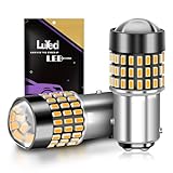 LUYED 1157 LED Bulb Amber Yellow 12-24V 1157 2057 2357 7528 LED Replacement Light Bulb Used for Turn Signal Lights,Brake Lights,Tail Lights,Blinker Lights,Pack of 2