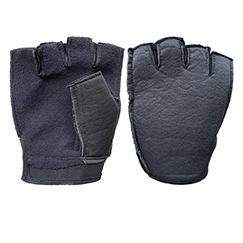 AMLESO 2x Luvas de Ciclismo Meio-dedos Absorventes de Choque, Não Respiráveis