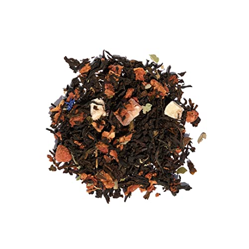 Assorted Flavored Black Iced Tea Ii, Mama Wang's Pantry, 4 Flavors-Blueberry, Peach Apricot, Black Currant, Wild Strawberry. 8 Large Iced Tea Pouches/8 Quarts/Liters #TOP5