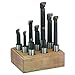 (Set of 9) C6 Carbide 1/2 in. Shank Boring Bar Set Drill Bits Lathe Tools