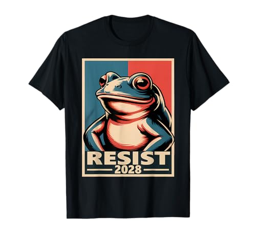 Frog 2028 – Funny Election Protest Meme T-Shirt
