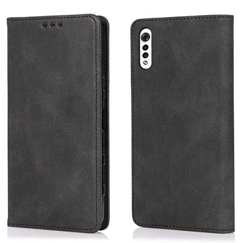 Boukkin For LG VELVET L-52A ケース 手帳型 スマホケース カードポケット付き財布型 高級PU合皮 サイドマグネット ストラップホール付き スタンド機能 落下防止 耐衝撃 全面保護 LG VELVET L-52A ケース 手帳型
