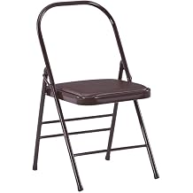 Folding Yoga Chair PU Leather Exercise Stool Non-Slip Living Room Yoga Inverted Stool Soft Leather Surface, Practical, Multifunctional, Easy to Clean, Durable, Portable, Buy with Confidence