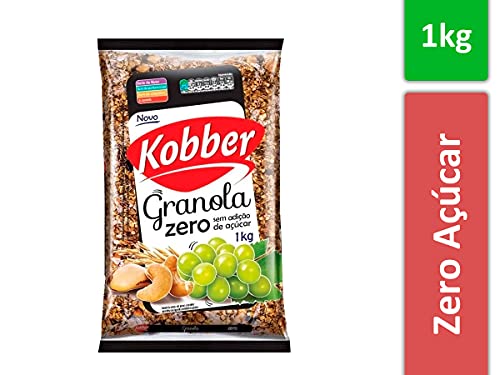 Kit 6 Granola Zero Açúcar Sem Lactose Kobber 1Kg
