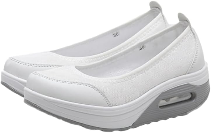Nurse Shoes Orthopedic Walking Sneakers Lightweight Comfort for All-Day Wear Loafers,Women Wedge Shoe Breathable Mesh Sneakers Slip on Comfort Walking Shoes