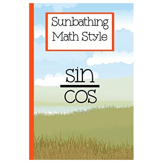 Math Composition Notebook sin cos equals tan: 6 x 9 College Ruled Lined Notebook
